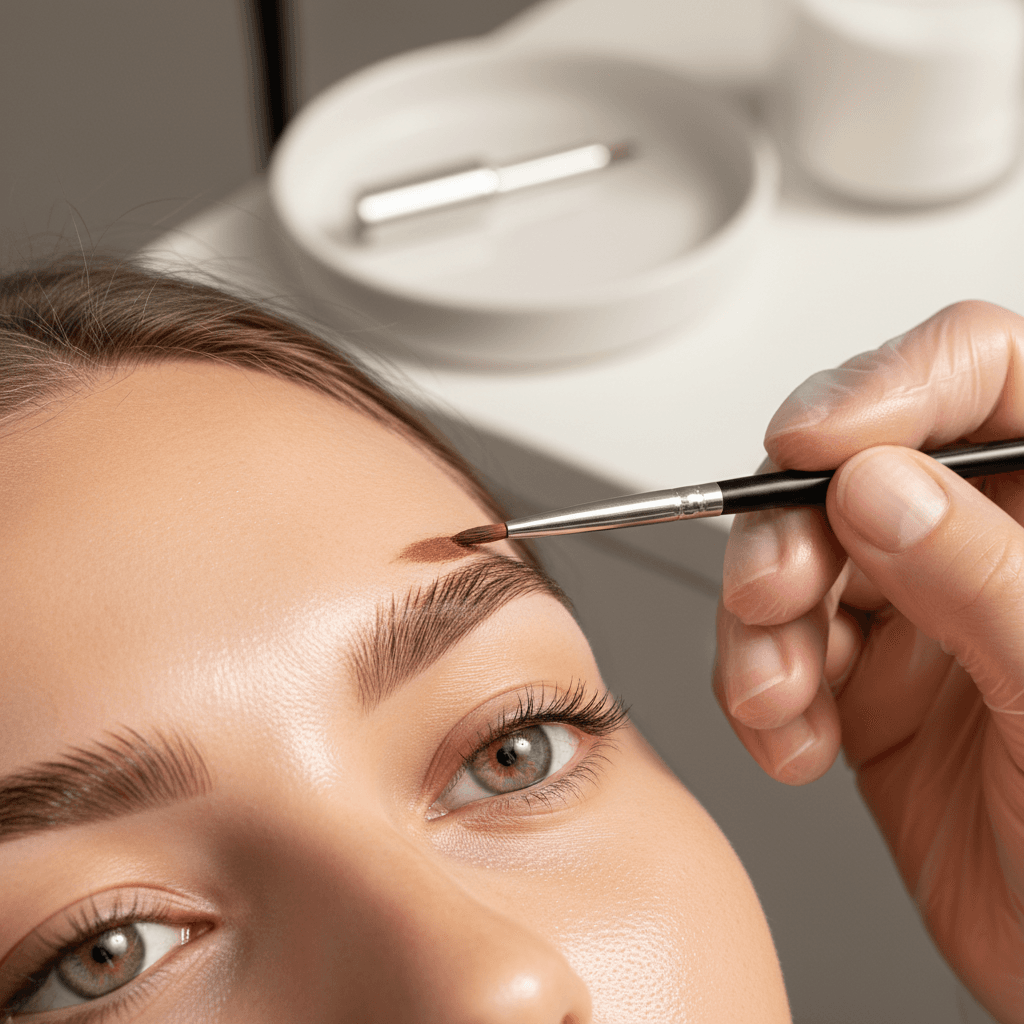 Styling eyebrows